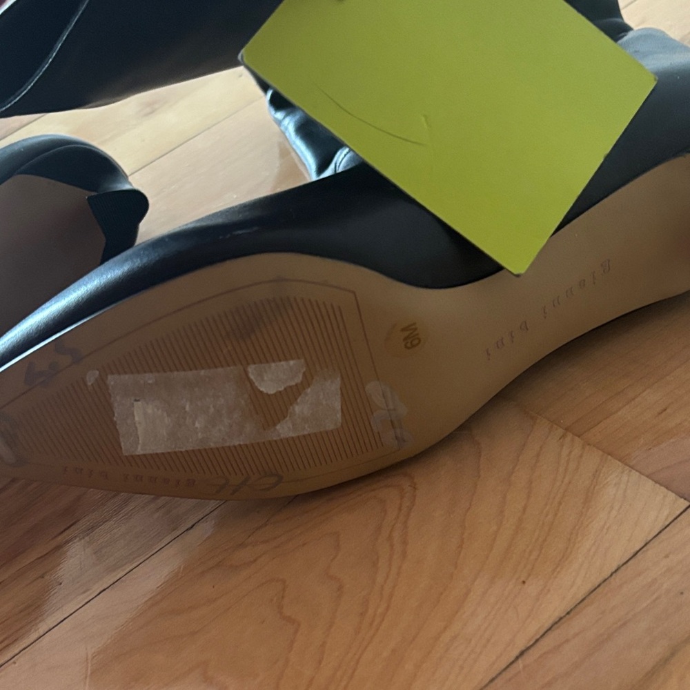 Gianni Bini Black Kitten Heel Boots MSPR 180 - Picture 2 of 5